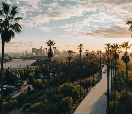 Blick auf Los Angeles