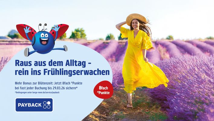 8-fach Payback Punkte bei Berge & Meer sichern