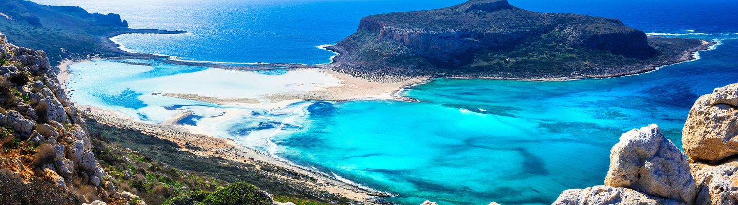 Ausblick auf die Küste von Kreta