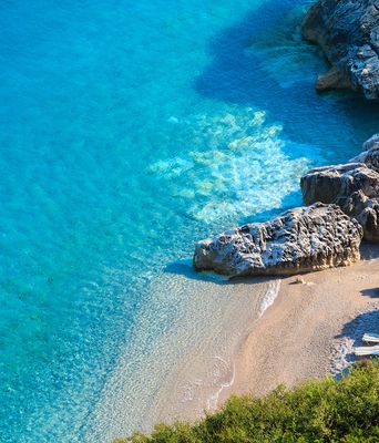 Albanien Himare Strand