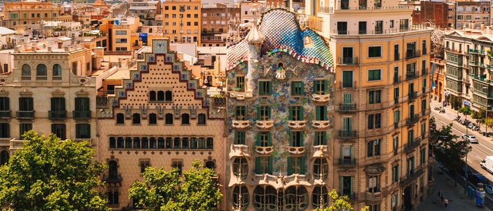 Häuser in Barcelona