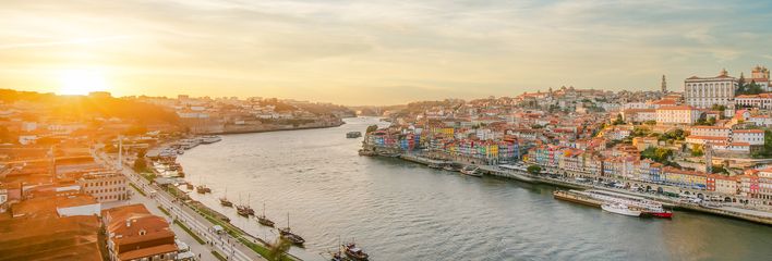 Blick auf die Stadt Porto