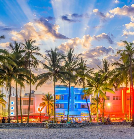 Miami Beach in Florida