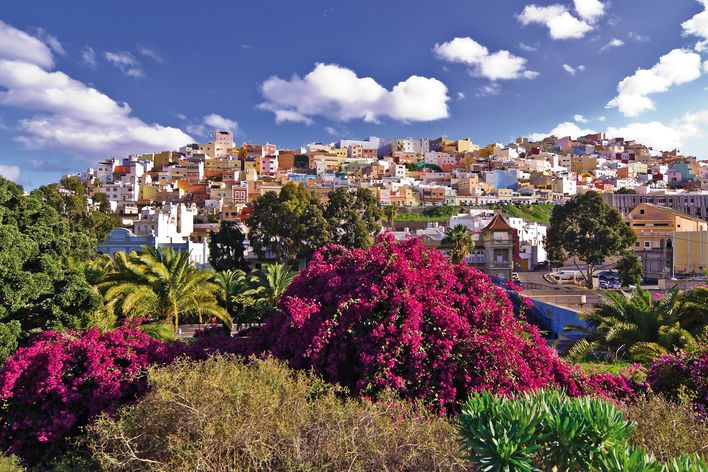 Blick auf Las Palmas auf Gran Canaria