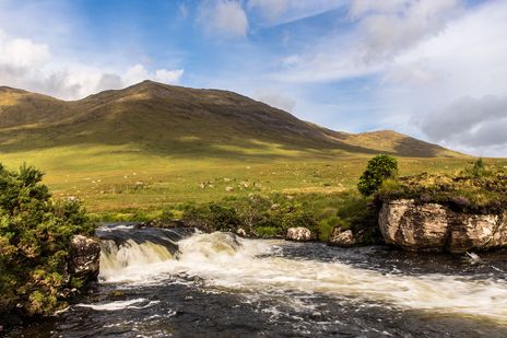 Landschaft in Connemara in Irland