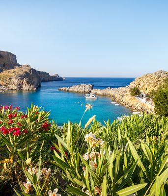 Bucht auf Rhodos
