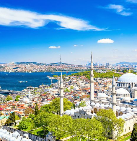 Blick auf Hagia Sophia