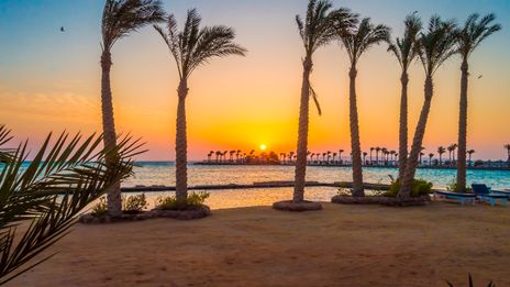 Sonnenuntergang in Hurghada