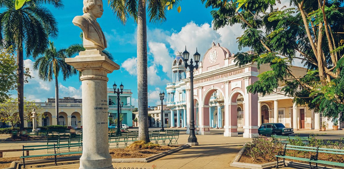 Park in Cienfuegos auf Kuba