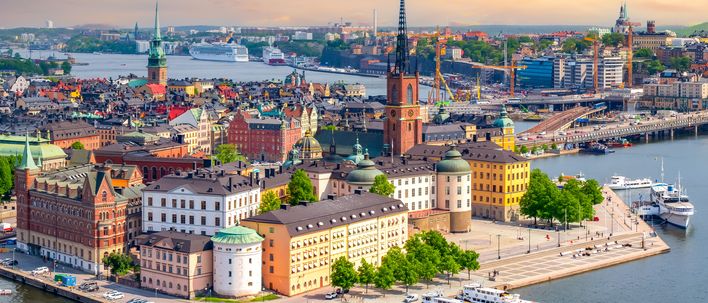 Blick auf Stockholm in Schweden
