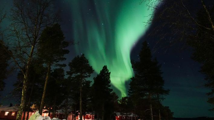 Polarlichter in Schweden