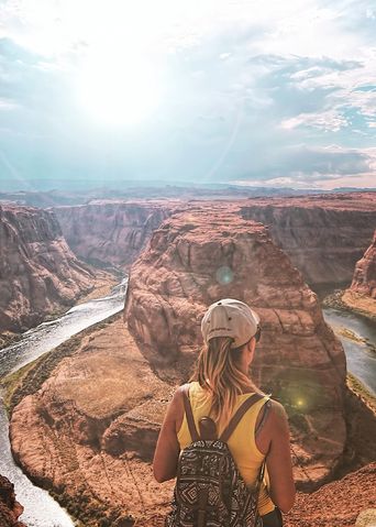 Sonnenuntergang im Grand Canyon in Arizona