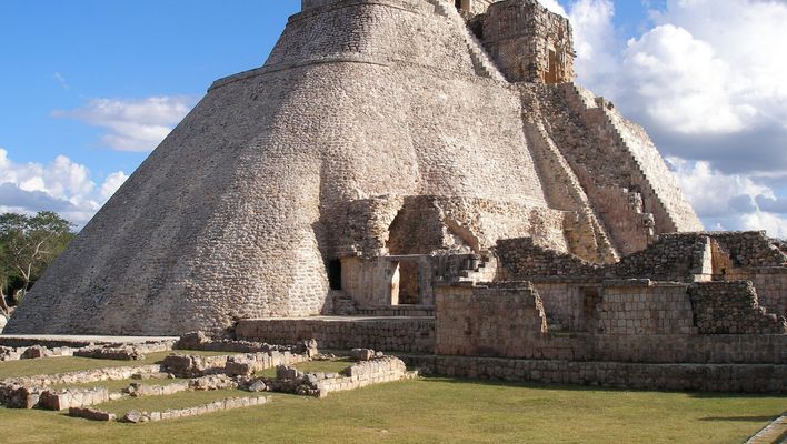 Maya Stätten Uxmal in Mexiko