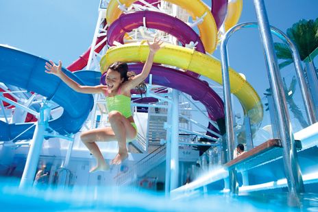 Wasserpark auf der Norwegian Breakaway