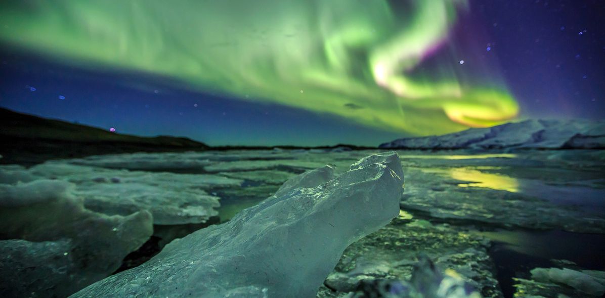 Polarlichter über Island