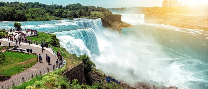 Niagarafälle in den USA und Kanada