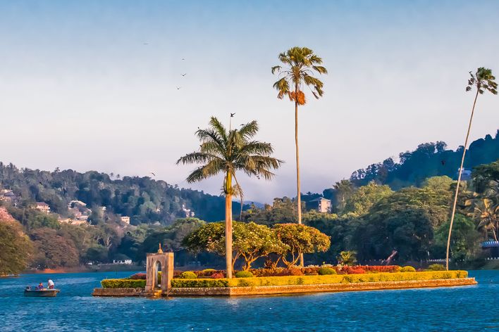 Landschaft von Kandy in Sri Lanka
