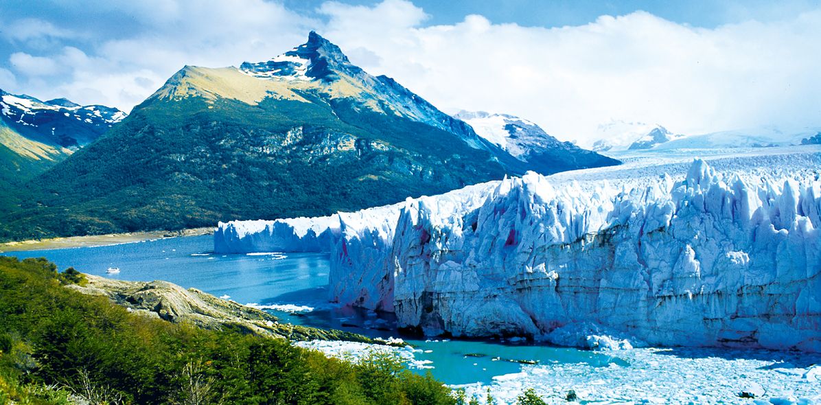 Gletscherlandschaft in Argentinien