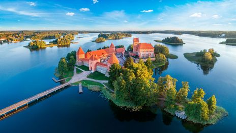 Schloss Trakai von oben