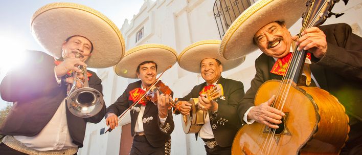 Mexikanische Mariachi-Band