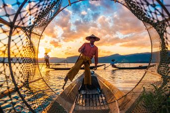 Fischer auf Inle See