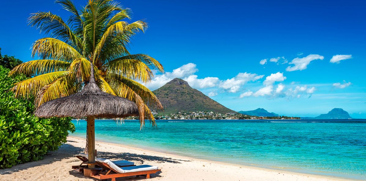 Strand auf Mauritius