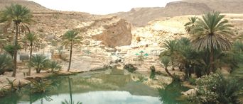 Wadis-See in Oman