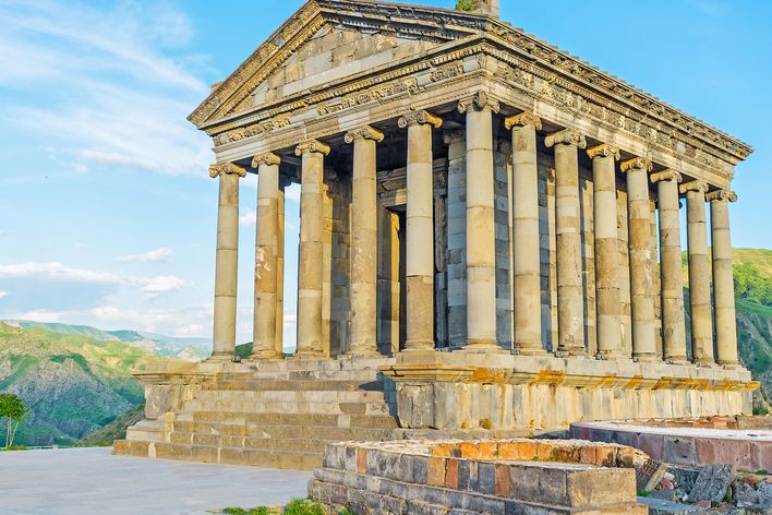 Antiker Tempel von Garni in Armenien