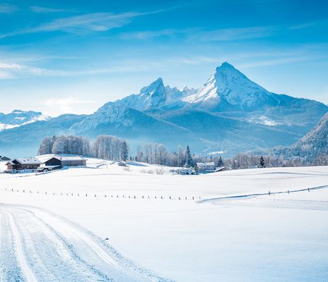 Winterlandschaft in Österreich