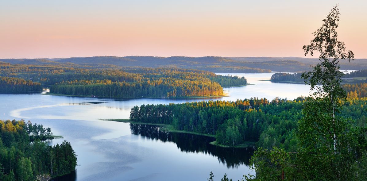 Saimaa Seengebiet in Finnland