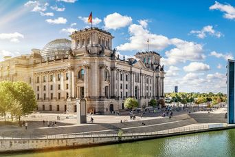 Reichstagsgebäude in Berlin, Deutschland