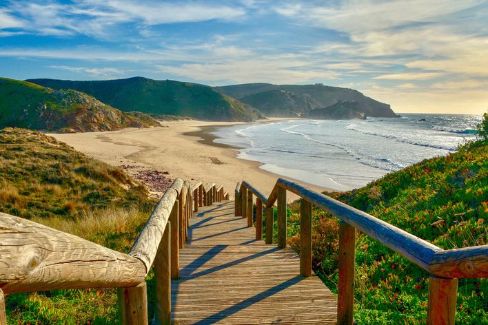 Praia do Amado in Portugal