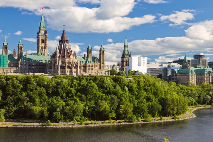 Blick auf Ottawa in Kanada