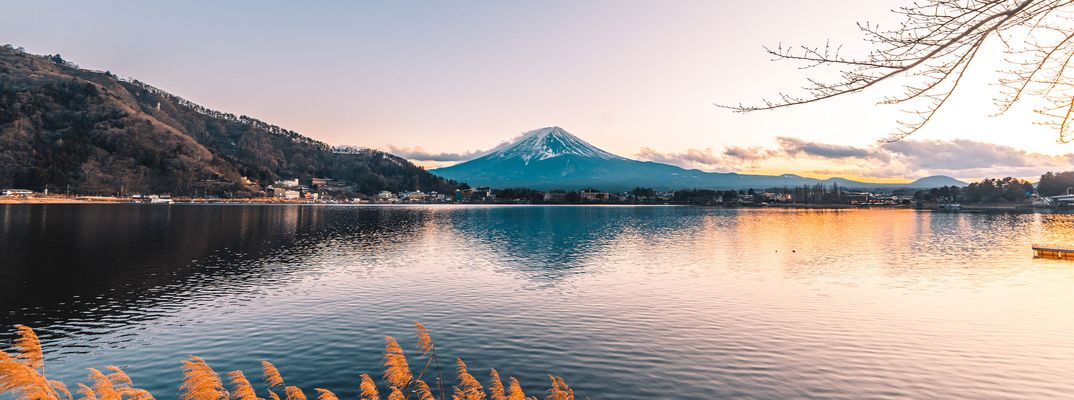 Blick auf den Mount Fuji