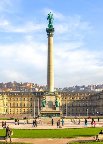 Schlossplatz in Stuttgart