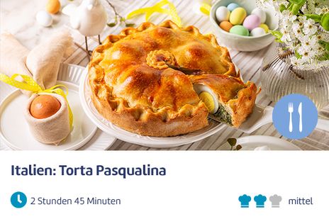 Italien: Torta Pasqualina