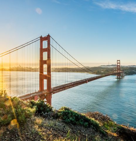 USA - San Francisco. Golden Gate Bridge