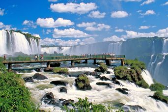 Iguazu-Wasserfälle in Brasilien