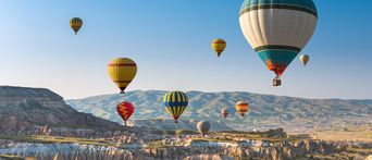 Heißluftballons in Kappadokien