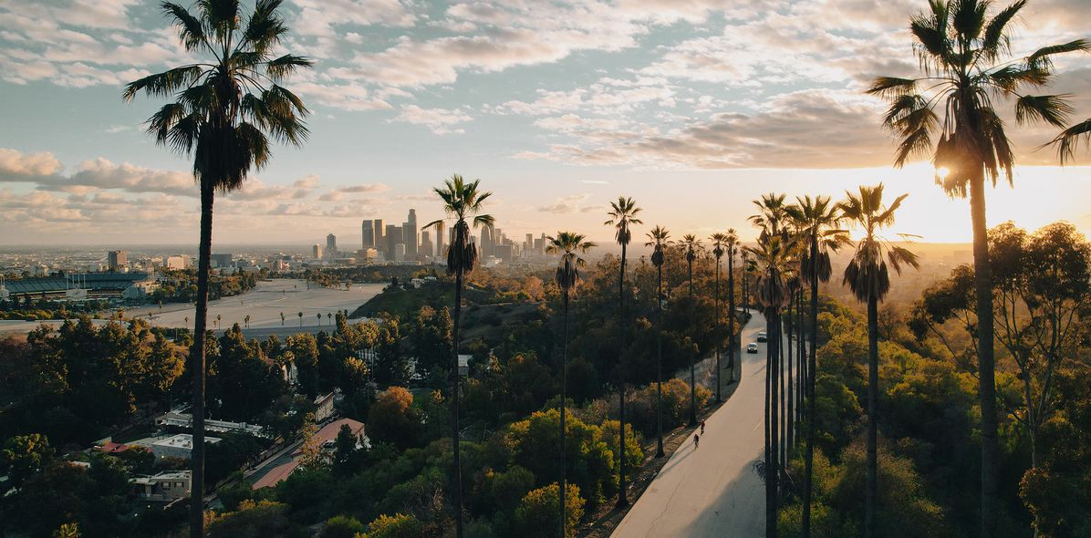 Blick auf die Stadt Los Angeles