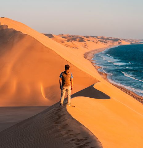 Mann in Walvis Bay