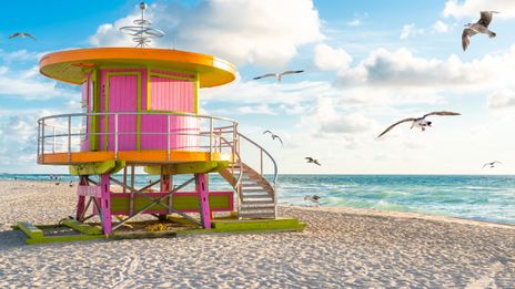 Miami Beach in Florida
