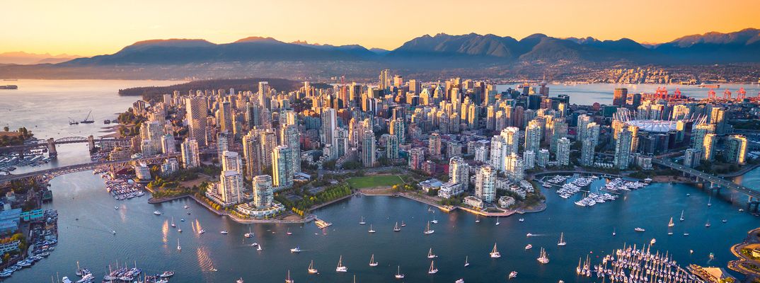 Luftaufnahme von Vancouver