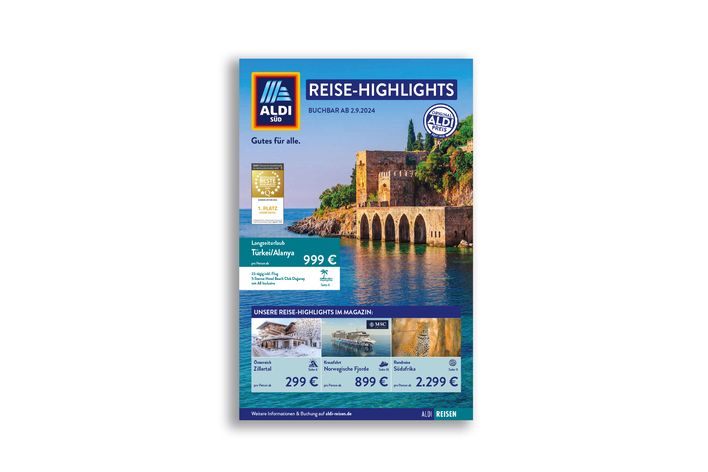 ALDI Reisemagazin Süd September 2024