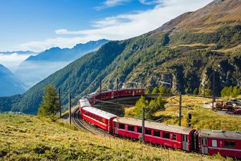 Bernina Express in der Schweiz