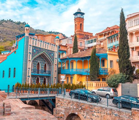 Stadt Tiflis in Georgien
