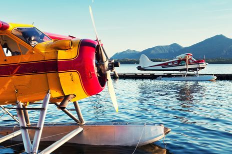 Wasserflugzeuge in Ketchikan