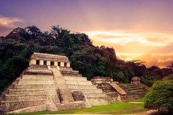 Maya Tempel in Mexiko