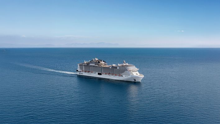 MSC Meraviglia auf See