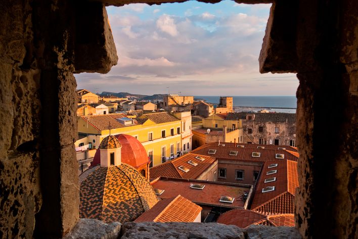 Ausblick auf Cagliari